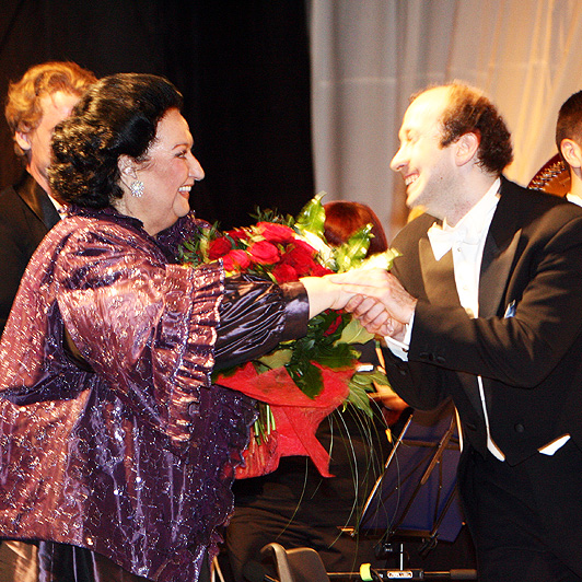 Concierto con Montserrat Caballé en festival de Klagenfurt, Austria